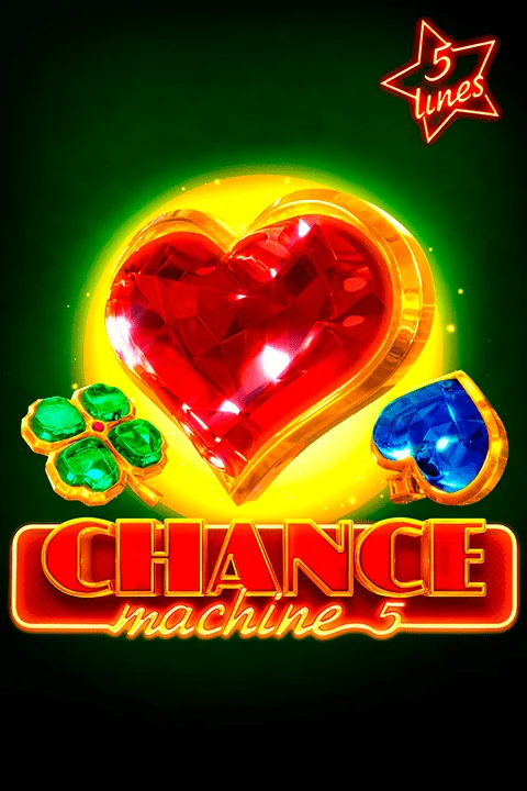 Promotional image for a slot game featuring a large red heart gem, a green clover gem, and a blue spade gem against a green background.