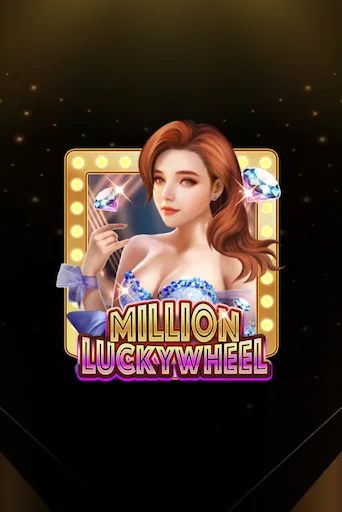 A woman with reddish-brown hair in a sparkling blue dress poses in front of a mirror with lights, holding a diamond.
